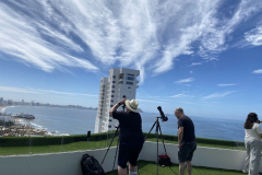 Viewing the partially eclipsed Sun