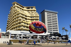 Parasailers on the beach